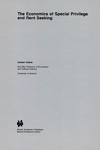 The Economics of Special Privilege and Rent Seeking Издательство: Kluwer Academic Publishers, 1989 г Твердый переплет, 120 стр ISBN 0-7923-9011-3 Язык: Английский инфо 2565m.